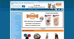 Desktop Screenshot of prestigeproductseast.com